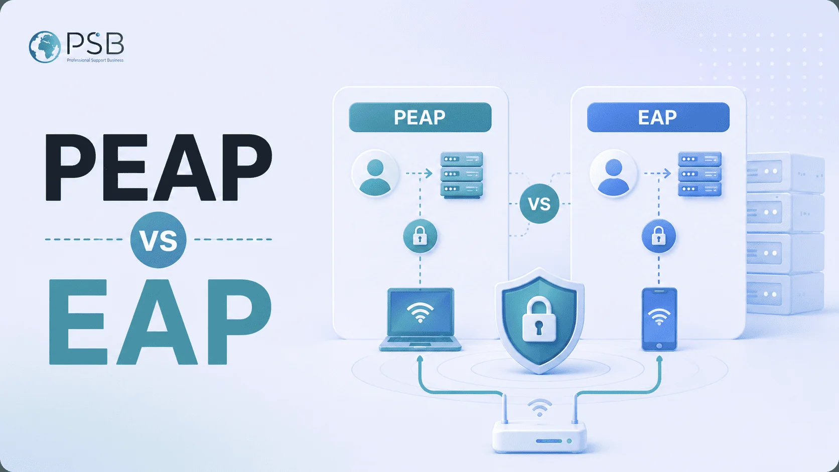 PEAP vs EAP-TLS: какой способ аутентификации Wi-Fi выбрать для бизнеса