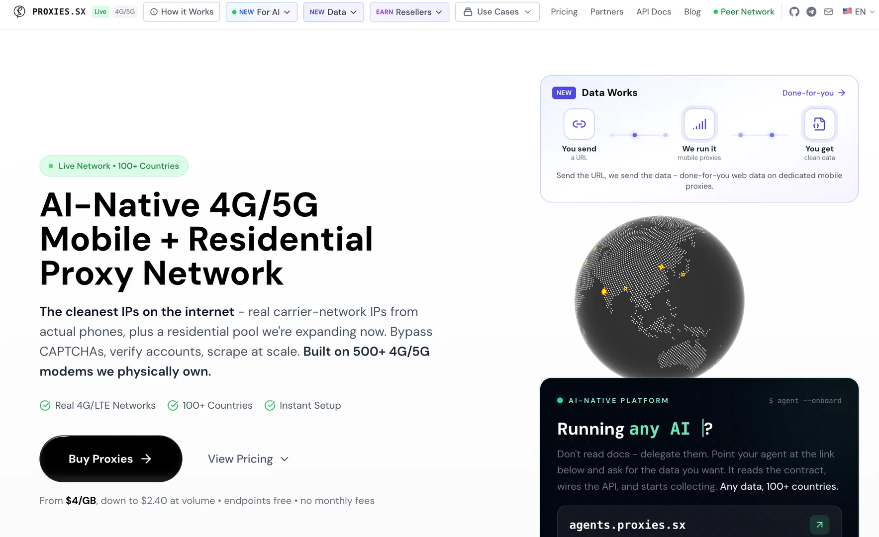 Реальные 4G/5G мобильные + резидентные прокси